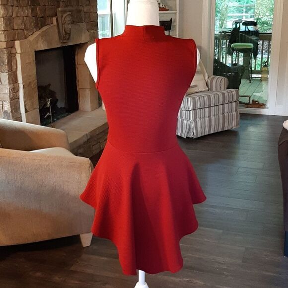 Say Anything Red Mini Dress - Picture 3 of 6